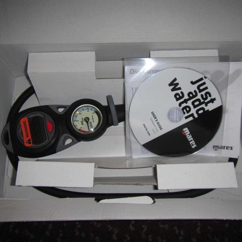 Mares Mission Puck 2 Dive Computer Console and Gauge SPG Scuba